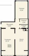 2-комнатная квартира 112,2 м²