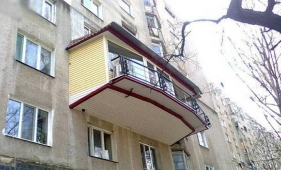 балкон на балконе в Одессе