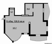 Квартира 126,9 м²