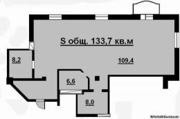 Квартира 133,7 м²