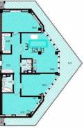 3-комнатные апартаменты 129,9 м²