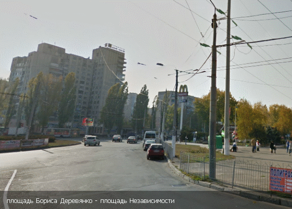 Бывшая площадь имени Бориса Деревянко