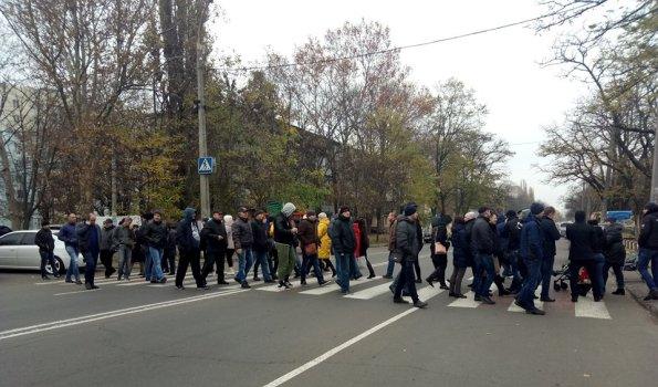 акция протеста у Малиновской администрации