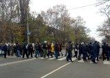 акция протеста у Малиновской администрации