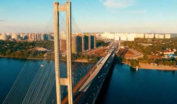 мост через Днепр в Киеве