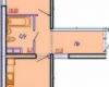 Планировка Планировка 57,9 м² Жилой комплекс «Аркадия Хиллс»