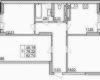 Планировка 82,74 м² Жилой комплекс «Левитана»