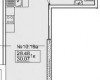 Планировка 30,07 м² Жилой комплекс «Корфу»