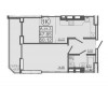 Планировка 50,12 м² Жилой комплекс «Родос»