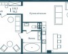 Планировка 119,30 м² Жилой комплекс Kandinsky