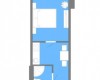 Планировка 24,16 м² Жилой комплекс «Акварель 2»