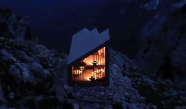 домик в горах Словении