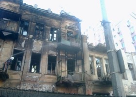 Пожар в климовском квартале