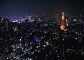 ночной Токио